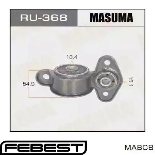 Silentblock de brazo transversal de suspensión trasera Mitsubishi MB584084 precio, desde 9,36 EUR
