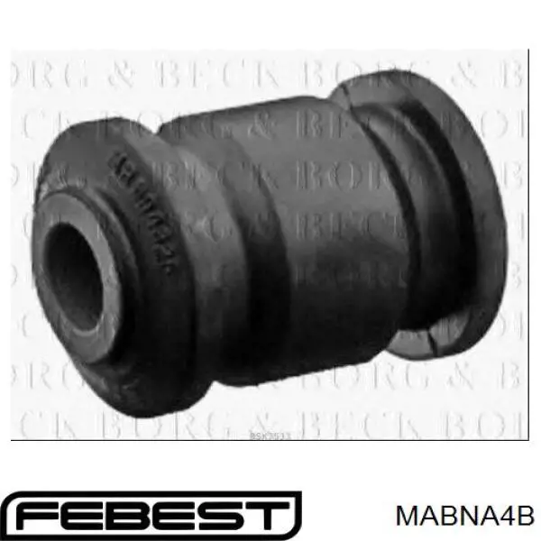Silentblock del brazo de suspensión MABNA4B Febest