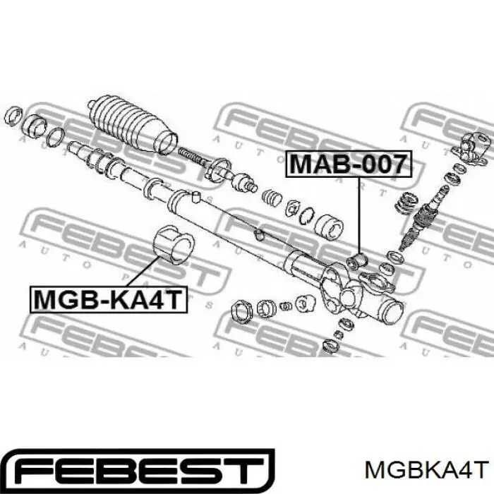 Buje de fijación de la cremallera de dirección RBI M38T040 precio, desde 6,43 EUR