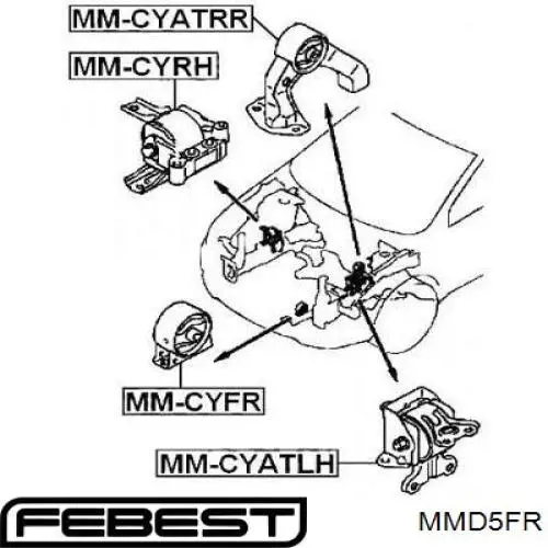 Comprar 00001807EK Peugeot/Citroen Soporte de motor delantero