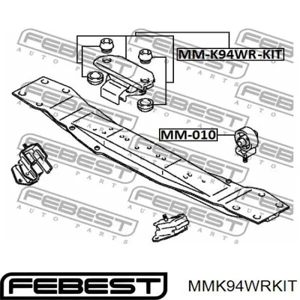 Montaje De Transmision (Montaje De Caja De Cambios) para Mitsubishi Pajero (K90)