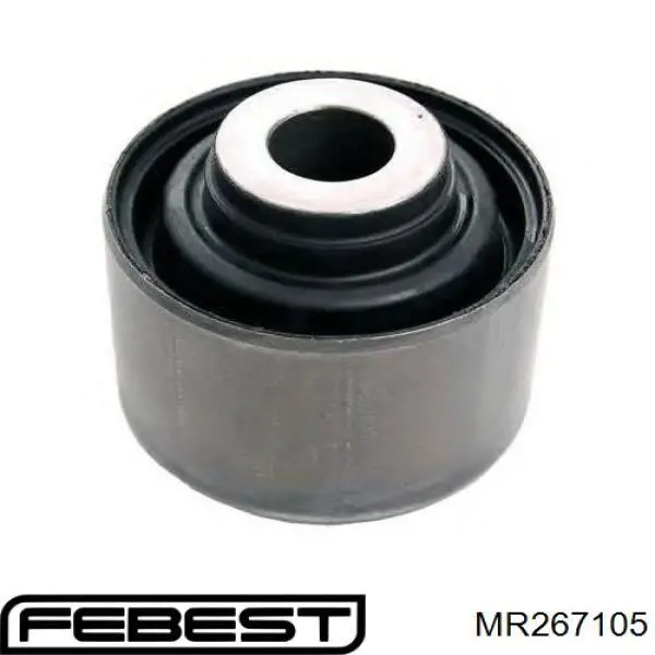 MR267105 Febest bloque silencioso trasero brazo trasero trasero