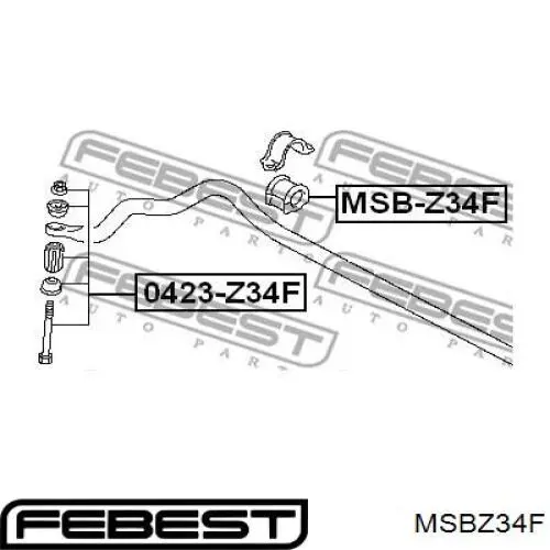 72-3049 Maxgear casquillo de barra estabilizadora delantera