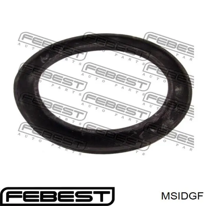 MSI-DGF Febest placa de metal superior delantera de el resorte / caja de muelle