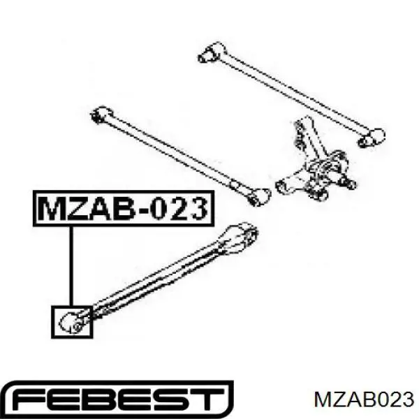 Bloque silencioso Trasero Brazo Trasero Delantero para Mazda 626 (GF)