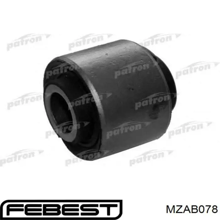 MZAB-078 Febest suspensión, barra transversal trasera, exterior