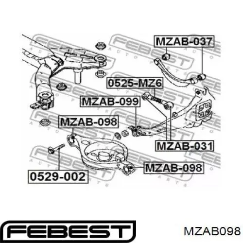  Febest MZAB098
