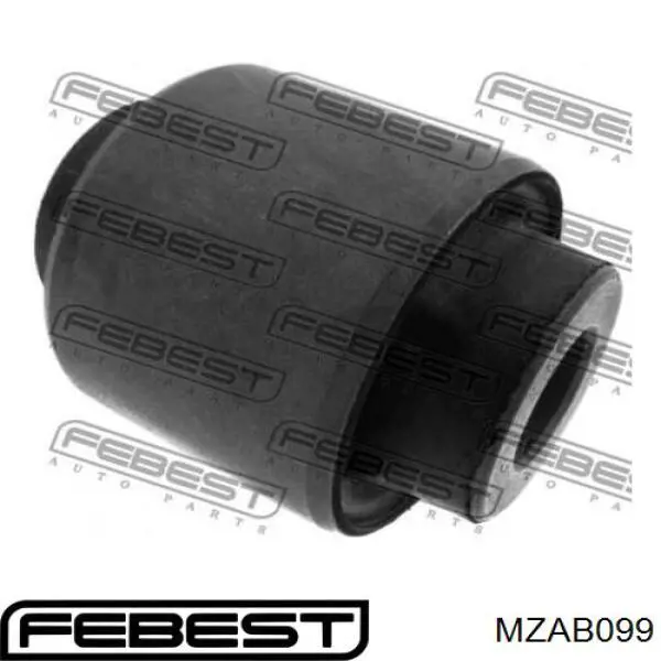Buje delantero del brazo longitudinal trasero Febest MZAB099