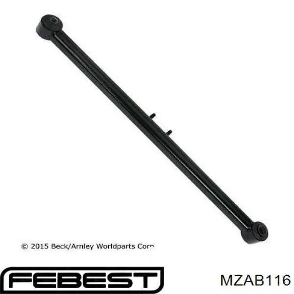 Buje delantero del brazo longitudinal trasero MZAB116 Febest
