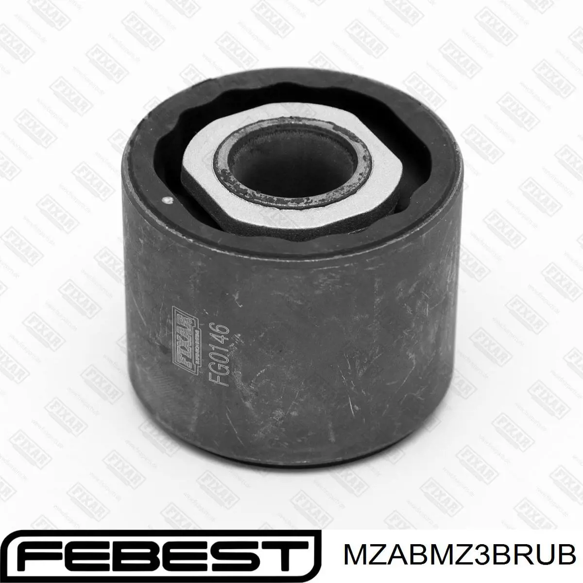 Silentblock del brazo de suspensión MZABMZ3BRUB Febest