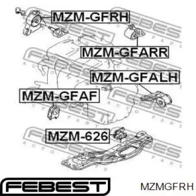 Soporte de motor derecho MZMGFRH Febest