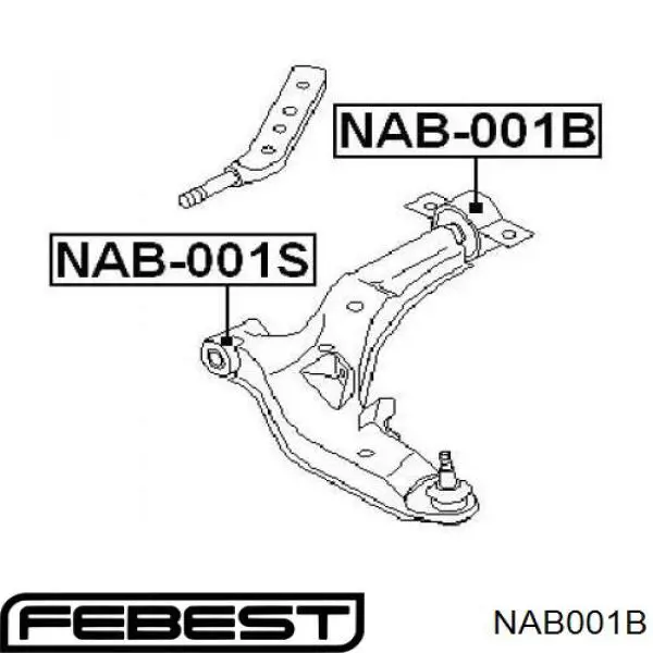 545702Y411 Nissan silentblock de suspensión delantero inferior