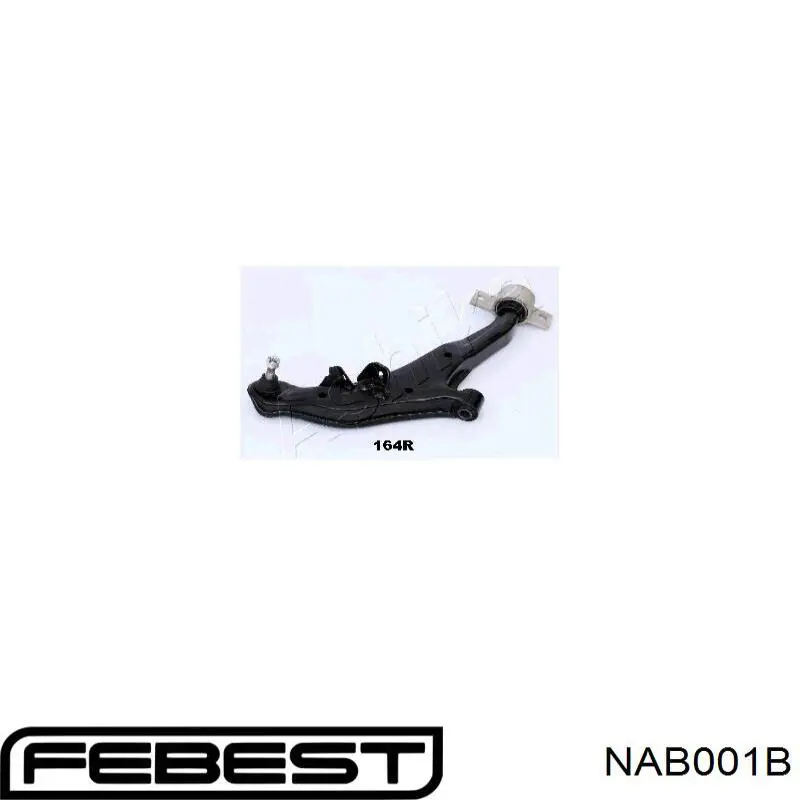 Silentblock del brazo de suspensión NAB001B Febest