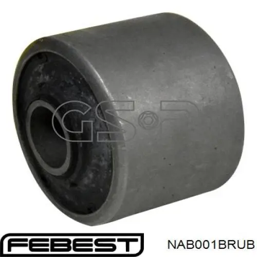 NAB-001BRUB Febest silentblock de suspensión delantero inferior
