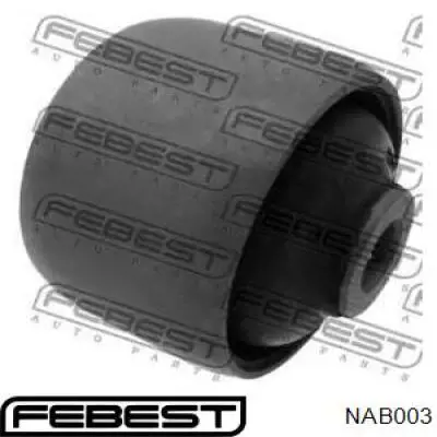 silentblock del eje trasero Febest NAB003