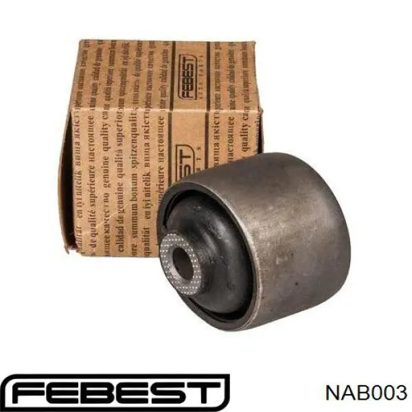 NAB003 Febest suspensión, cuerpo del eje trasero