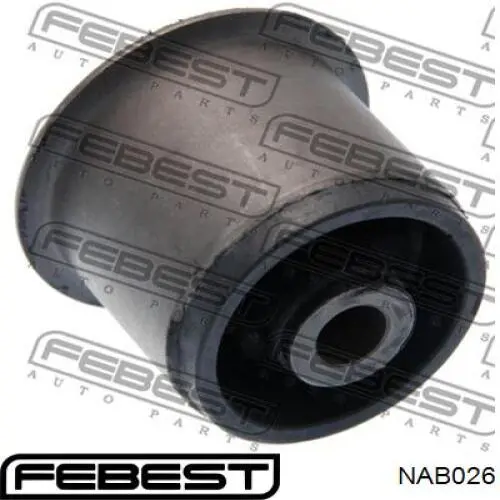NAB026 Febest silentblock,suspensión, cuerpo del eje trasero, delantero