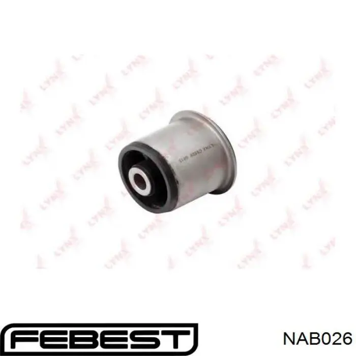 Silentblock delantero del soporte de la traviesa del diferencial trasero NAB026 Febest