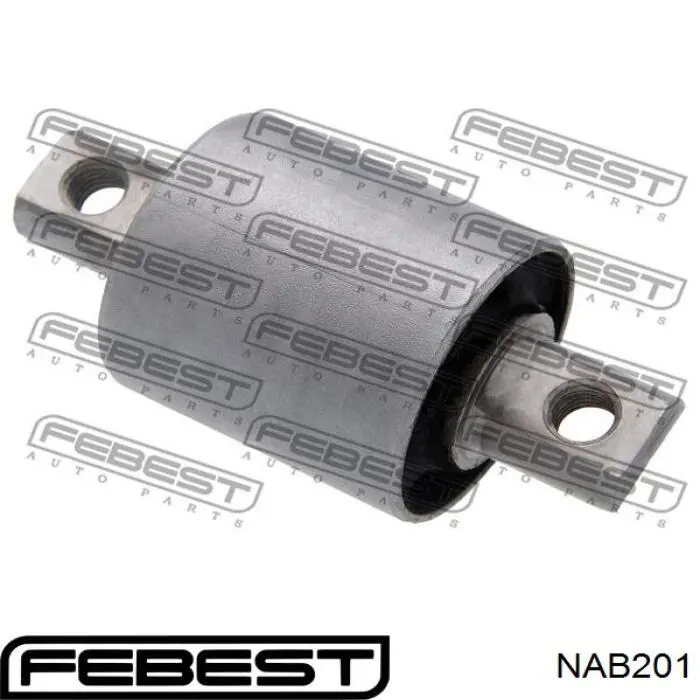 Silentblock del soporte del diferencial delantero NAB201 Febest