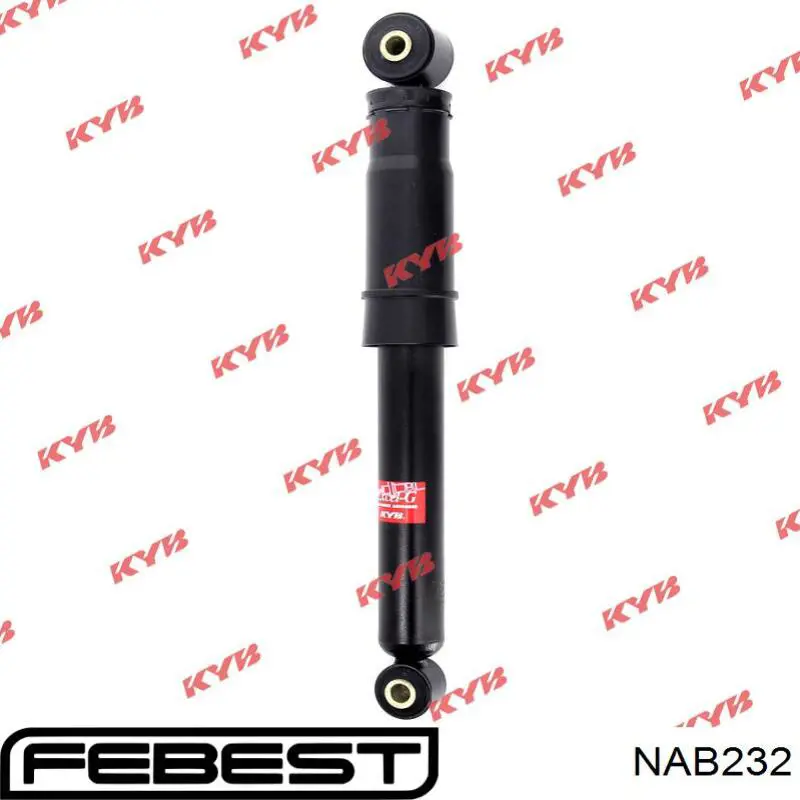 Buje del brazo transversal trasero NAB232 Febest