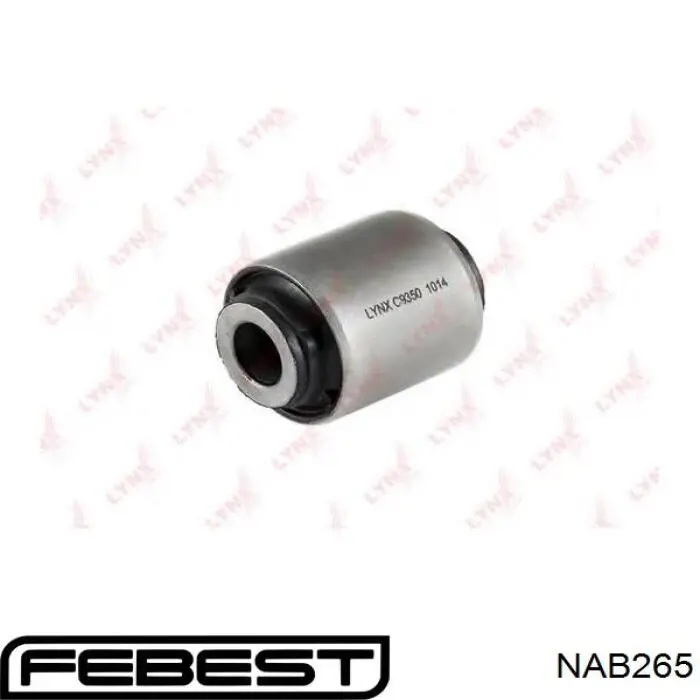 Silentblock del brazo superior de suspensión trasera NAB265 Febest