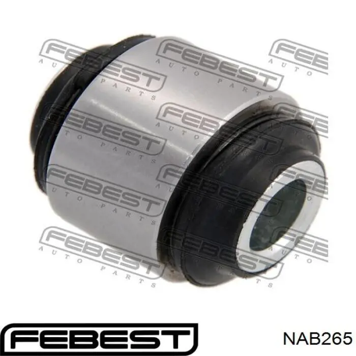 Silentblock del brazo superior de suspensión trasera Febest NAB265
