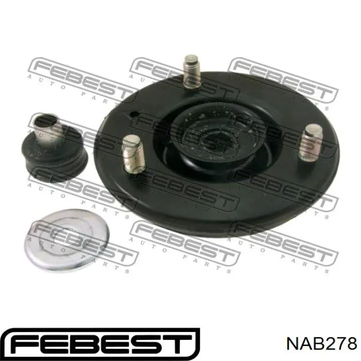 Buje del amortiguador delantero NAB278 Febest