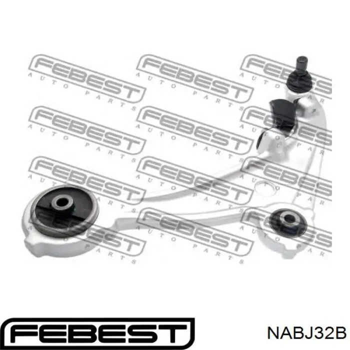 Silentblock suspension Febest NABJ32B