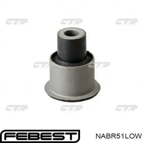 NABR51LOW Febest silentblock de suspensión delantero inferior