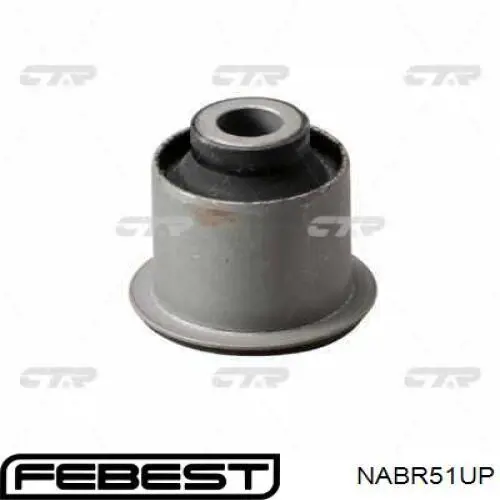 NABR51UP Febest silentblock de brazo de suspensión delantero superior