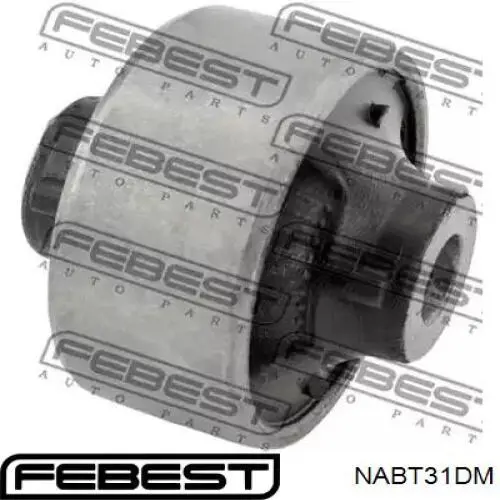 NABT31DM Febest silentblock, soporte de diferencial, eje trasero, trasero