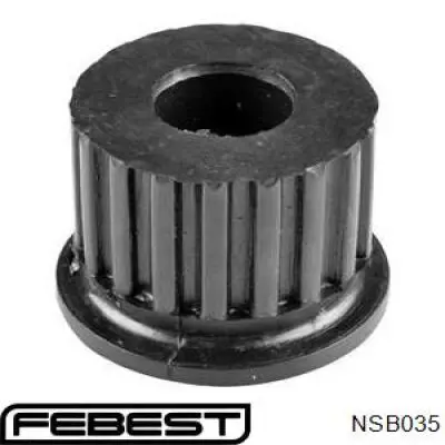 5504501W10 Nissan silentblock delantero de ballesta delantera