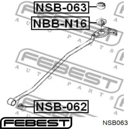 Manguito De Cambio De Marcha (Palanca selectora) Nissan Almera 2 N16