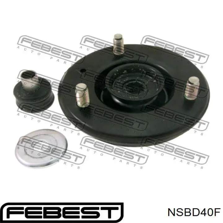 NSBD40F Febest silentblock en barra de amortiguador delantera