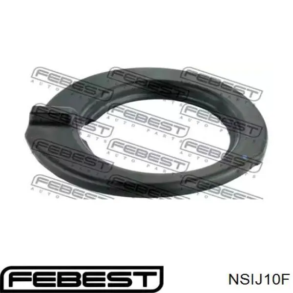 NSIJ10F Febest Espaciador de goma inferior del resorte delantero
