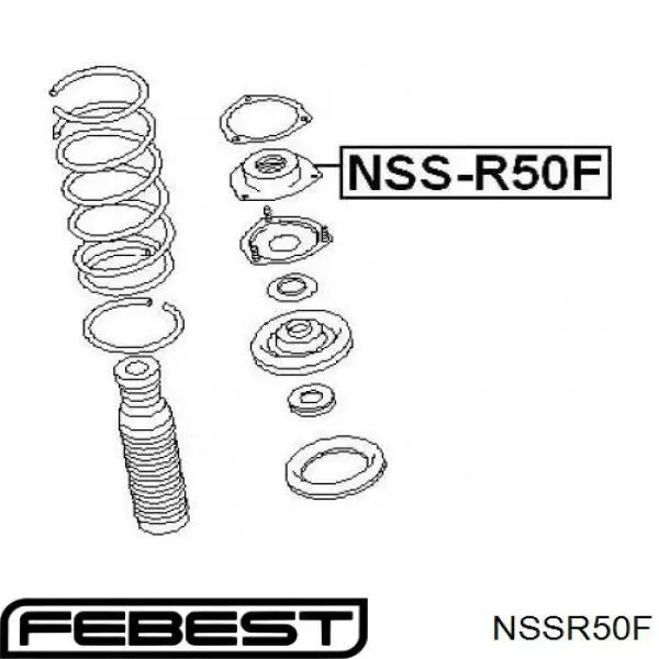 NSSR50F Febest soporte amortiguador delantero