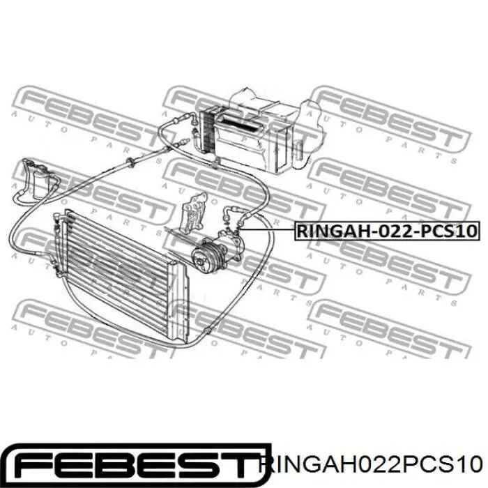 Anillo de sellado de tubería de aire acondicionado Peugeot/Citroen 6460CR precio, desde 1,86 EUR
