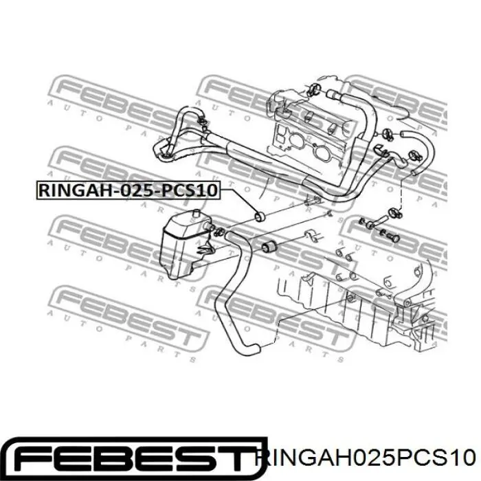 RINGAH025PCS10 Febest