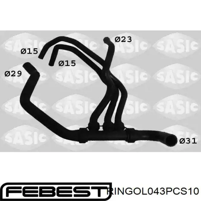 Anillo de sellado de tubo de dirección asistida Renault (RVI) 7703065106 precio, desde 2,54 EUR