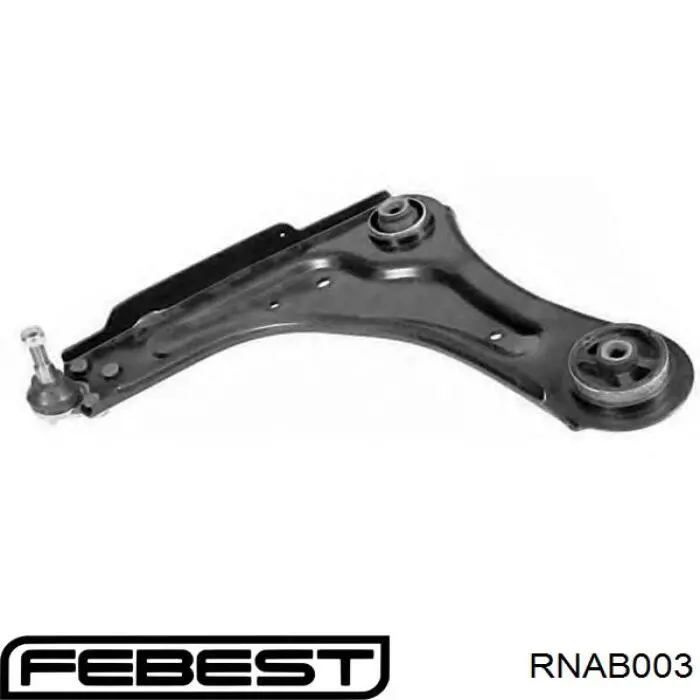 Silentblock del brazo de suspensión RNAB003 Febest