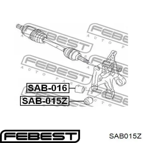 Comprar SAB015Z Febest Buje de mangueta trasera