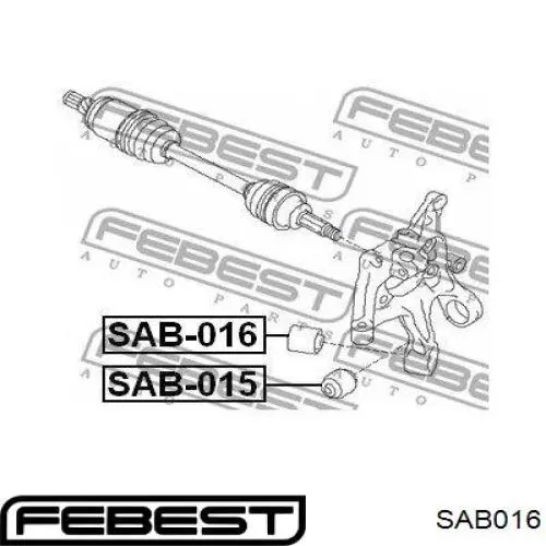 Buje de mangueta trasera SAB016 Febest