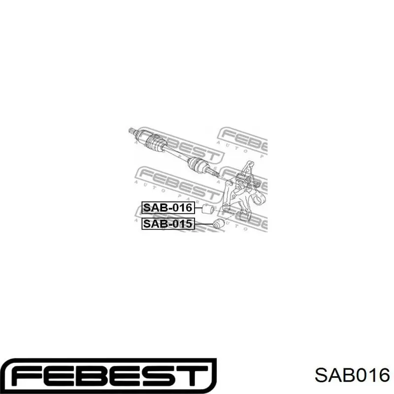 Comprar SAB016 Febest Buje de mangueta trasera