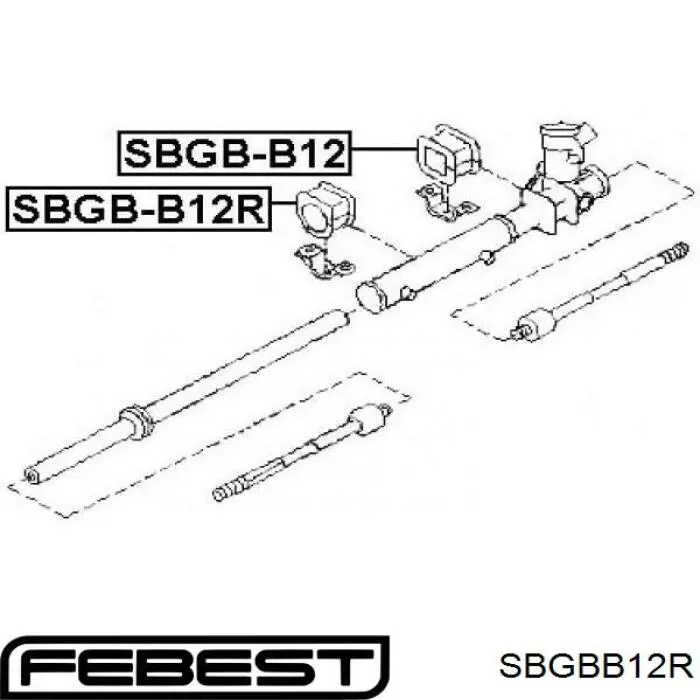 Suspensión, mecanismo de dirección izquierda para Subaru Forester (S11, SG)