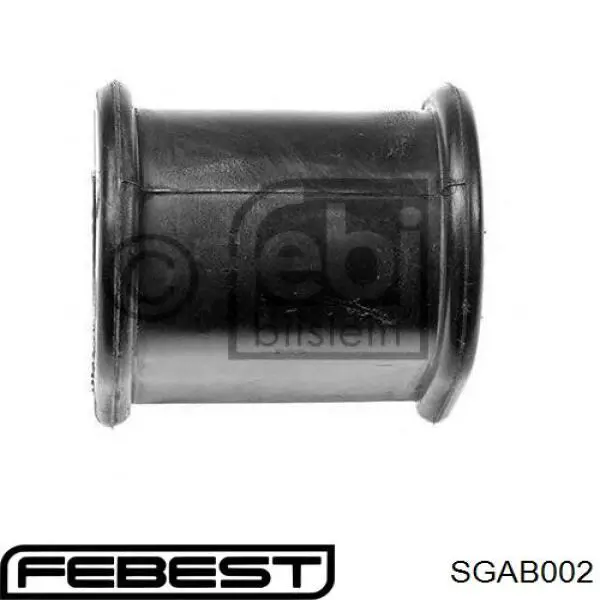 Buje del brazo longitudinal superior trasero Febest SGAB002