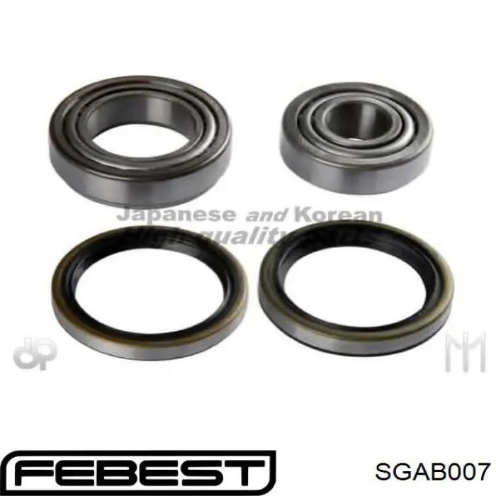 Silentblock del brazo de suspensión SGAB007 Febest