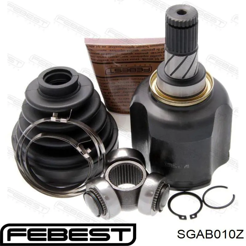 Buje de mangueta trasera SGAB010Z Febest