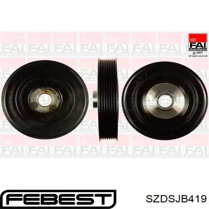 Polea del cigüeñal Febest SZDSJB419 precio, desde 73,00 EUR