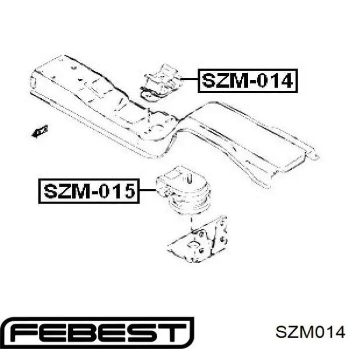 Soportes de motor trasero Febest SZM014 precio, desde 32,74 EUR