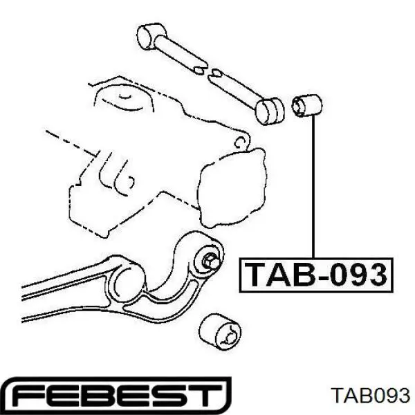 AAMTO1277 Tenacity silentblock de brazo suspensión trasero transversal